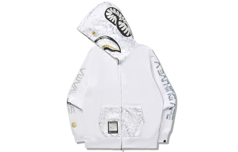 A Bathing Ape X Hajime Sorayama Shark Full Zip Худи