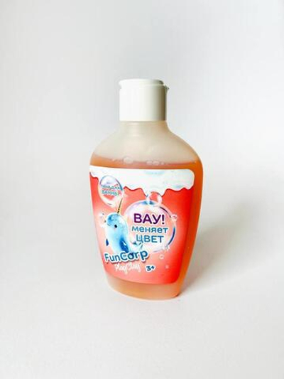 FunCorp Playclay, Пена для ванны, меняющая, из желтого в красный 125мл.