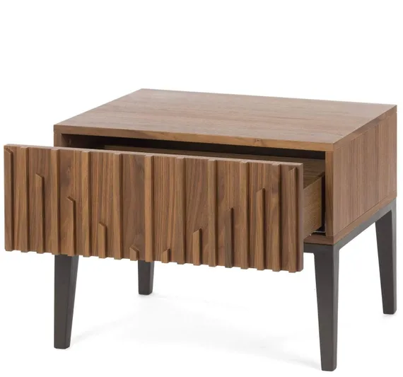 Прикроватная тумба Moderna 60х45 см, шпон ореха