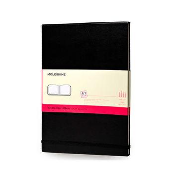 Блокнот для акварели Moleskine Classic Large 130х210 мм 72 стр твердая обложка (ARTMM804)