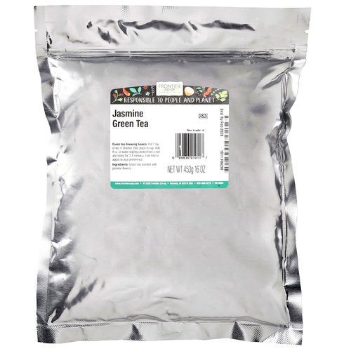 Frontier Co-op, зелёный чай с жасмином, 453 г (16 унций)