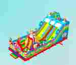 Коммерческий надувной батут «Парк развлечений», 14*6*7 м.
