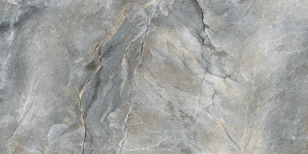 Керамогранит Alma Ceramica GFA114VLC70L Vulcano 114x57 серый лаппатированный под камень