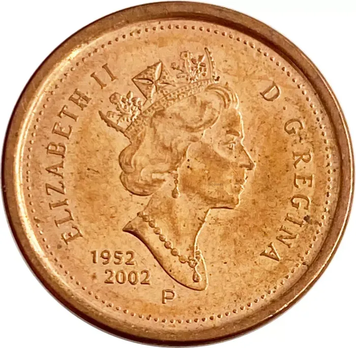 цент 2002 Канада «50 лет правлению Королевы»