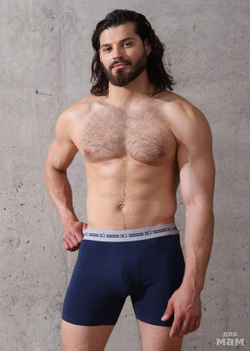 1202C Underwear бургунди/синий/бургунди меланж набор трусов мужских 3шт.