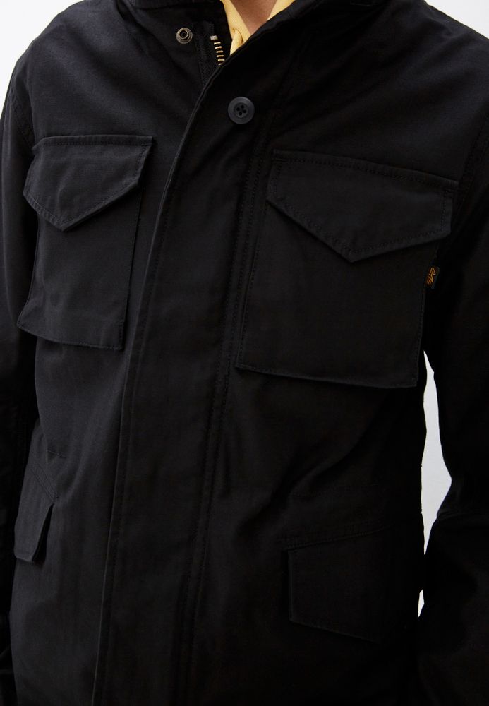 Куртка Alpha Industries M-65 MOD Black (черная)