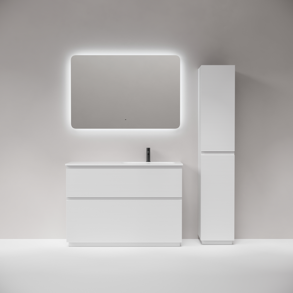 Тумба напольная Sancos Folk Floor правая 1190х445х850, c двумя ящиками оснащенными доводчиками, Bianco, арт.FL120FRW