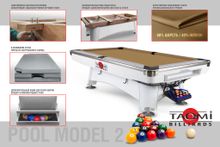 Бильярдный стол TAO-MI Model 2 пул 8 ft, сукно Camel