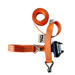 Стяжной ремень с крюками и храповым механизмом