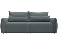 Диван прямой Лига-051 НПБ РОГОЖКА Амур 07 серый