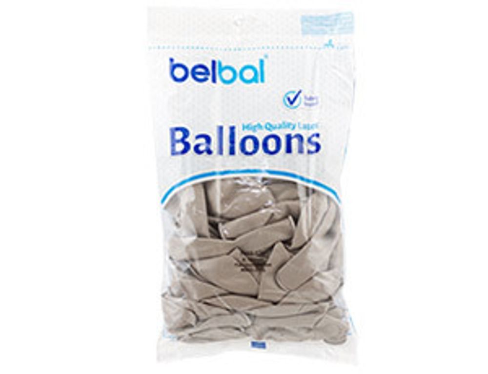 Шар (14"/36 см) Пастель Экстра Warm Grey 440 50 шт.