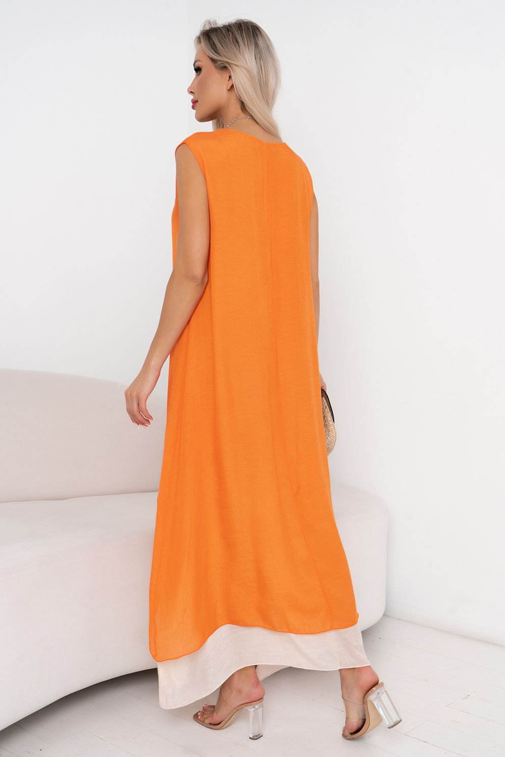 Платье Велла (коррал) Р11-1171 Nikol (Акция)