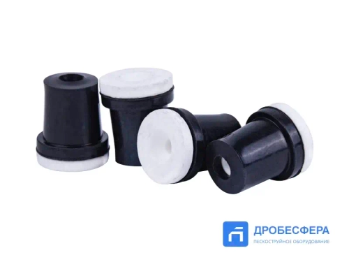 Сопла керамические 3,5 мм для пескоструйного пистолета набор 4 штуки арт. T065N-3.5