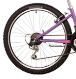 Велосипед NOVATRACK 24" JENNY PRO сталь 12'', фиолетовый, 18 скор.
