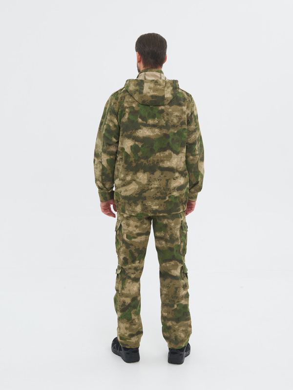 Костюм летний Крафт ткань Смесовая цвет Малахит