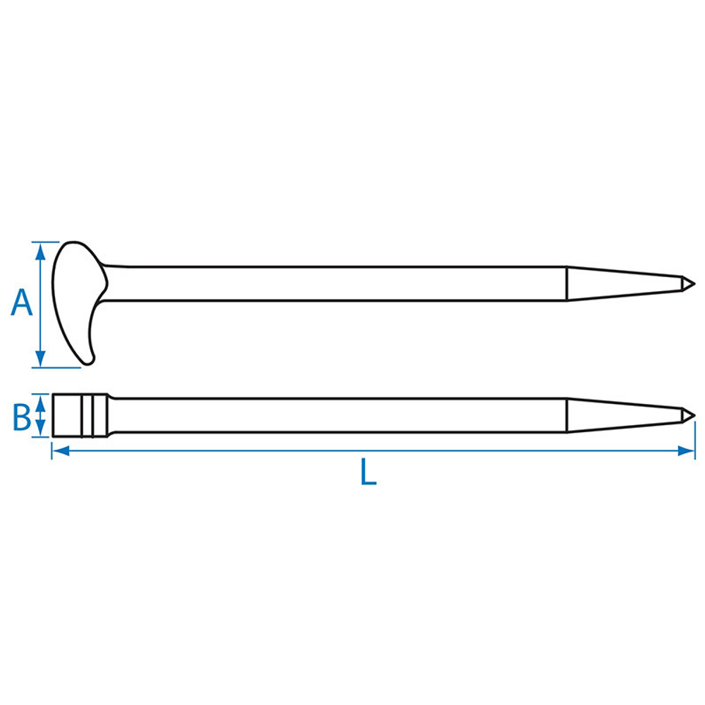 KING TONY (9TK320) Монтировка кузовная, длина 504 мм