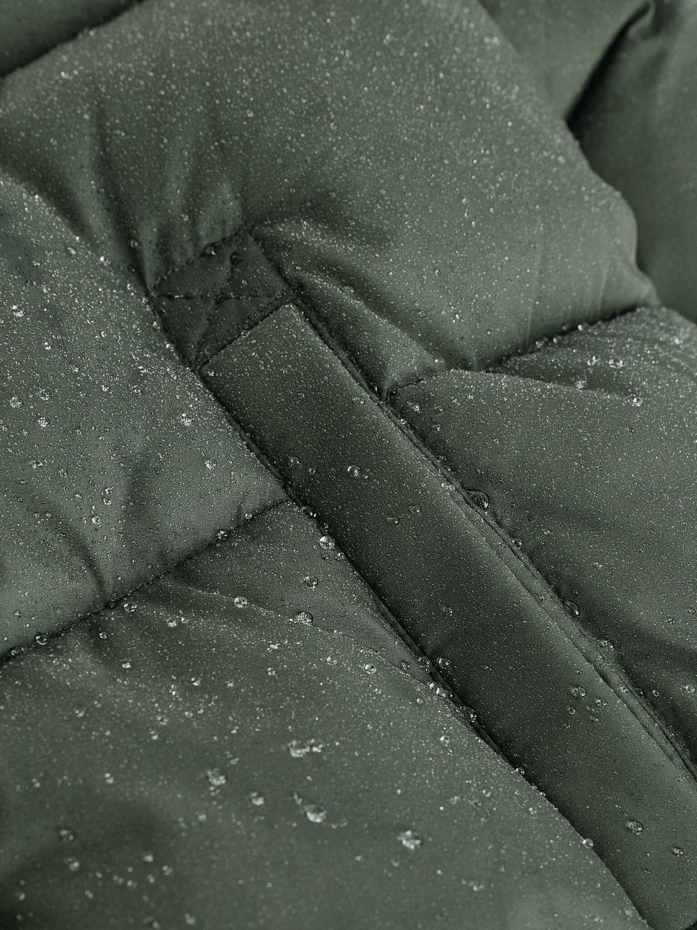 Куртка утепленная с капюшоном для девочки Next Q81-874, Хаки