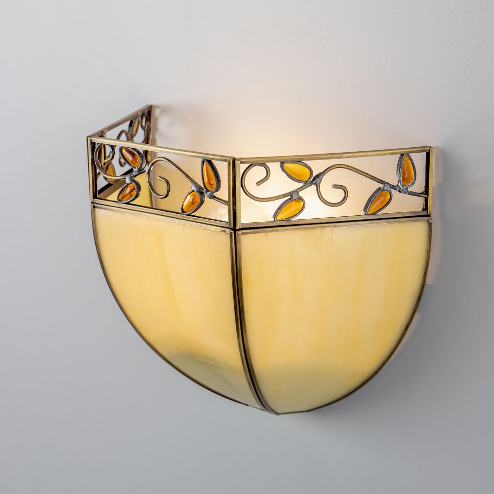 Citilux Шербург-2 CL440411 Бра витражное Бронза