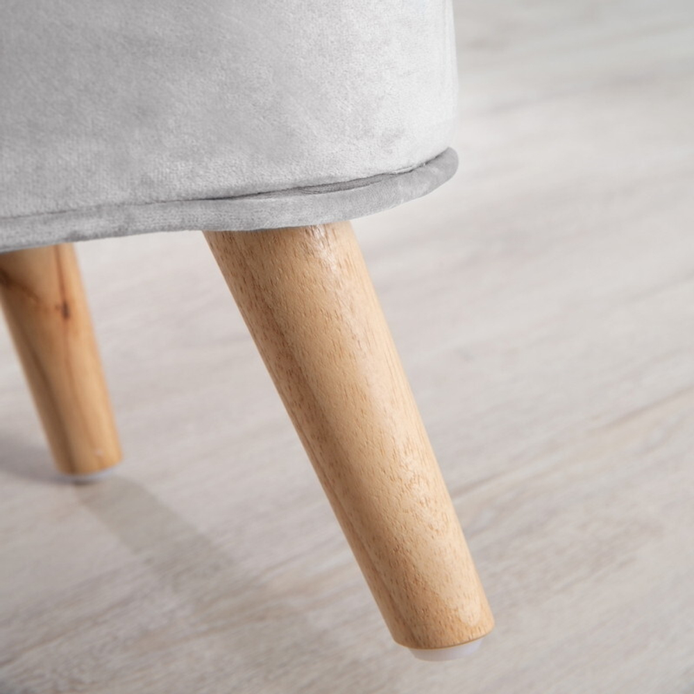 Детский велюровый диван Roba Lil Sofa серый