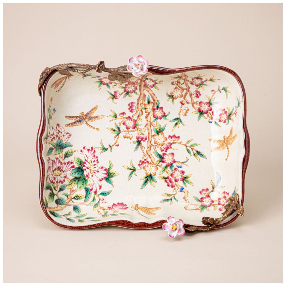 БЛЮДО ДЕКОРАТИВНОЕ 26X21X11.5 СМ