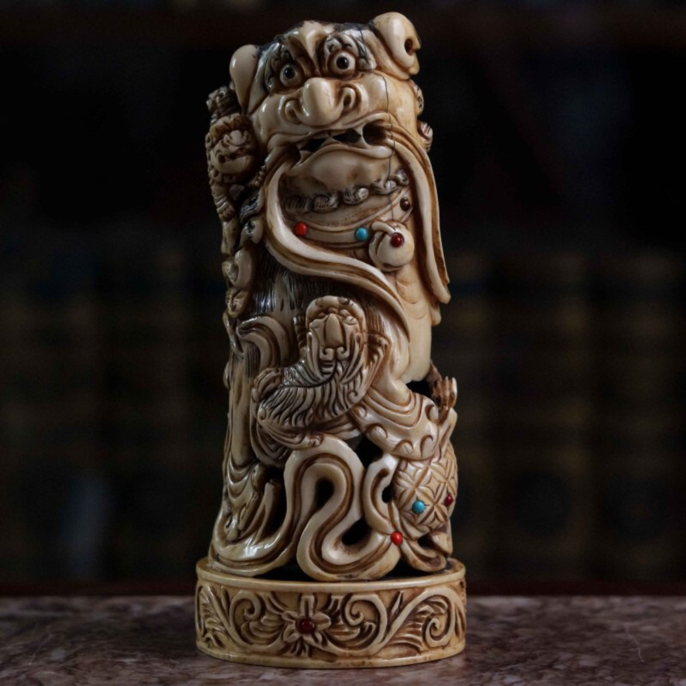 Окимоно «Небесный лев-страж» или «Собака Фо»