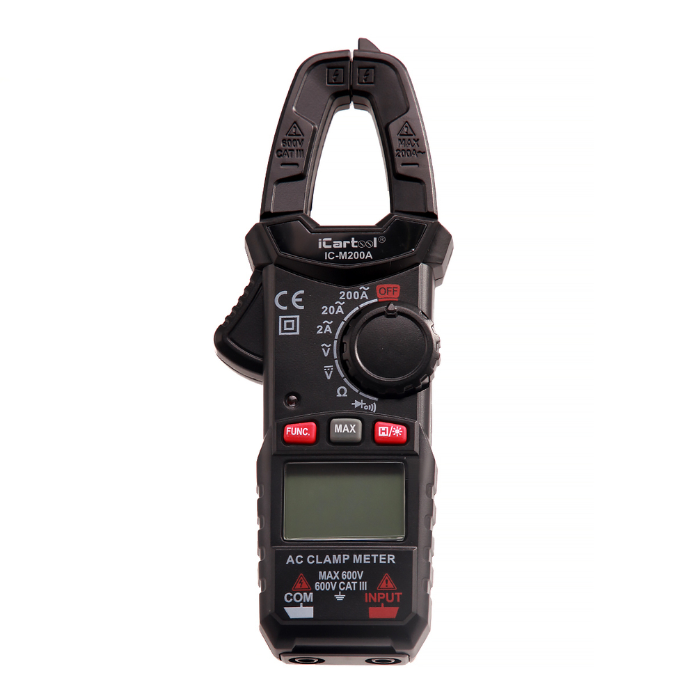 Токовые клещи переменного тока 200A iCartool IC-M200A