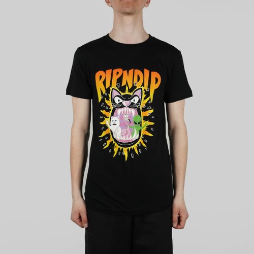 Футболка мужская Ripndip Hellavanight Tee артикул:RND7069 - купить в магазине Дайс