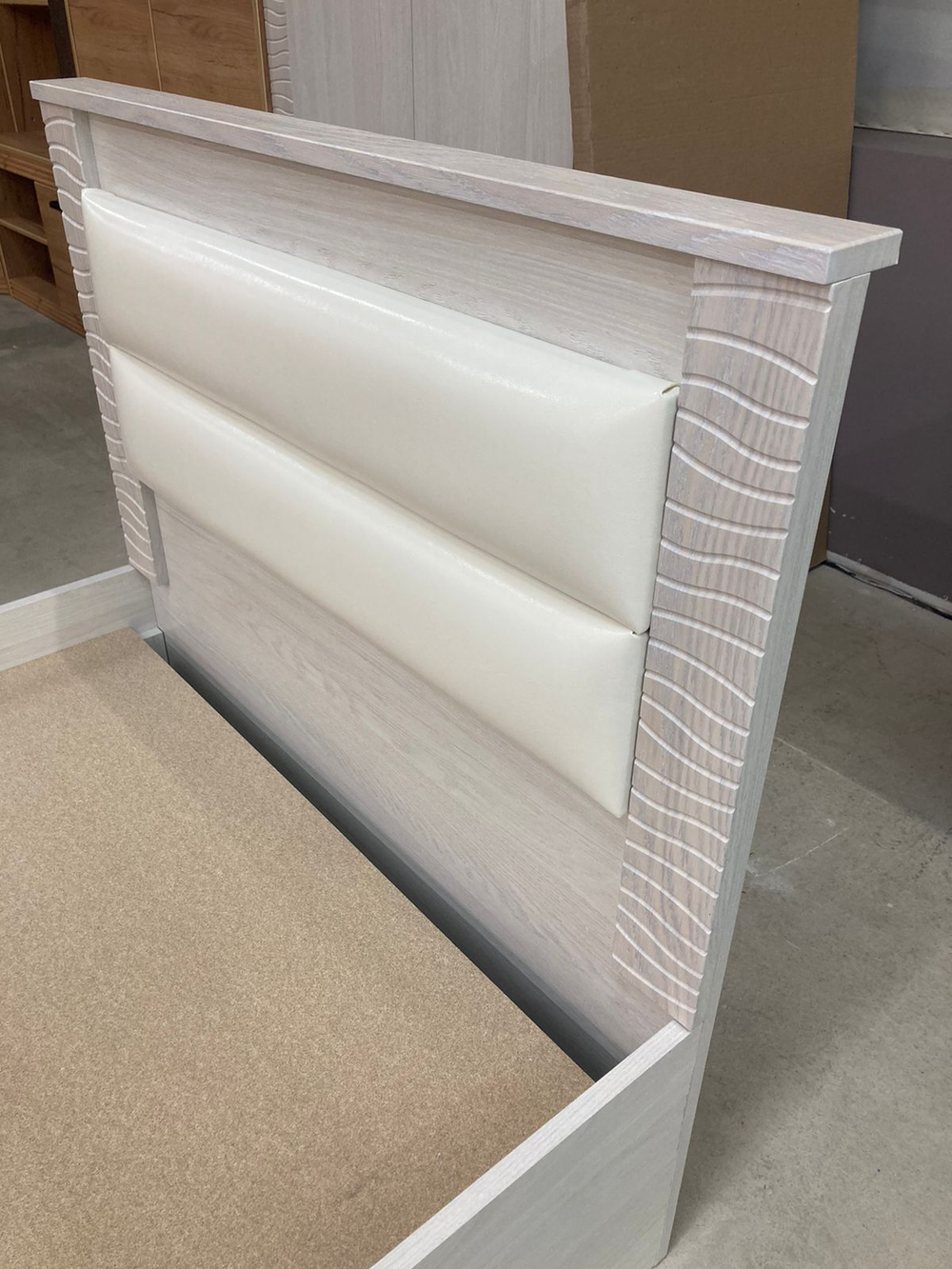 Кровать Монако LIGHT КР-17 ясень белый 900