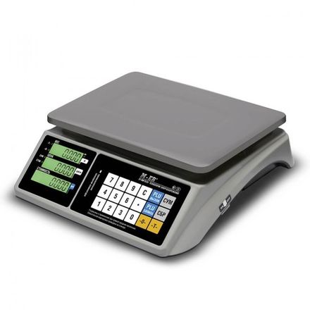 Торговые настольные весы M-ER 328 AC-32.5 TOUCH-M LCD RS232