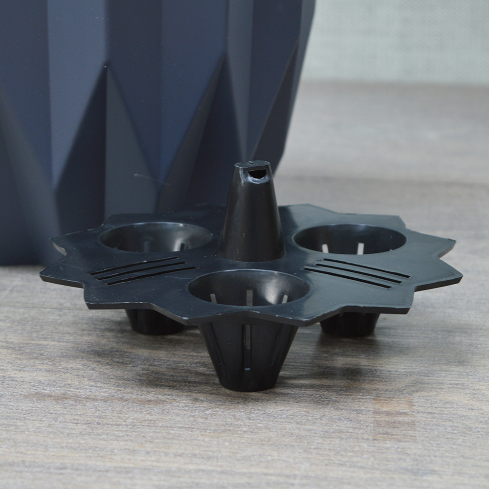 Кашпо Геометрия 2,2л, антрацит