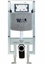 Унитаз с инсталляцией WeltWasser AMBERG 497 ST + TELBACH 004 GL-WT + AMBERG RD-WT