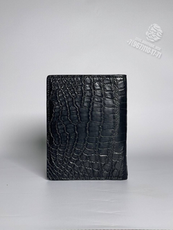 Обложка для паспорта Zilli из кожи крокодила