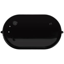 Светильник ЭРА НБП 04-100-002 Акватермо алюминий/стекло решетка IP54 E27 max 100Вт 280х160 овал черный