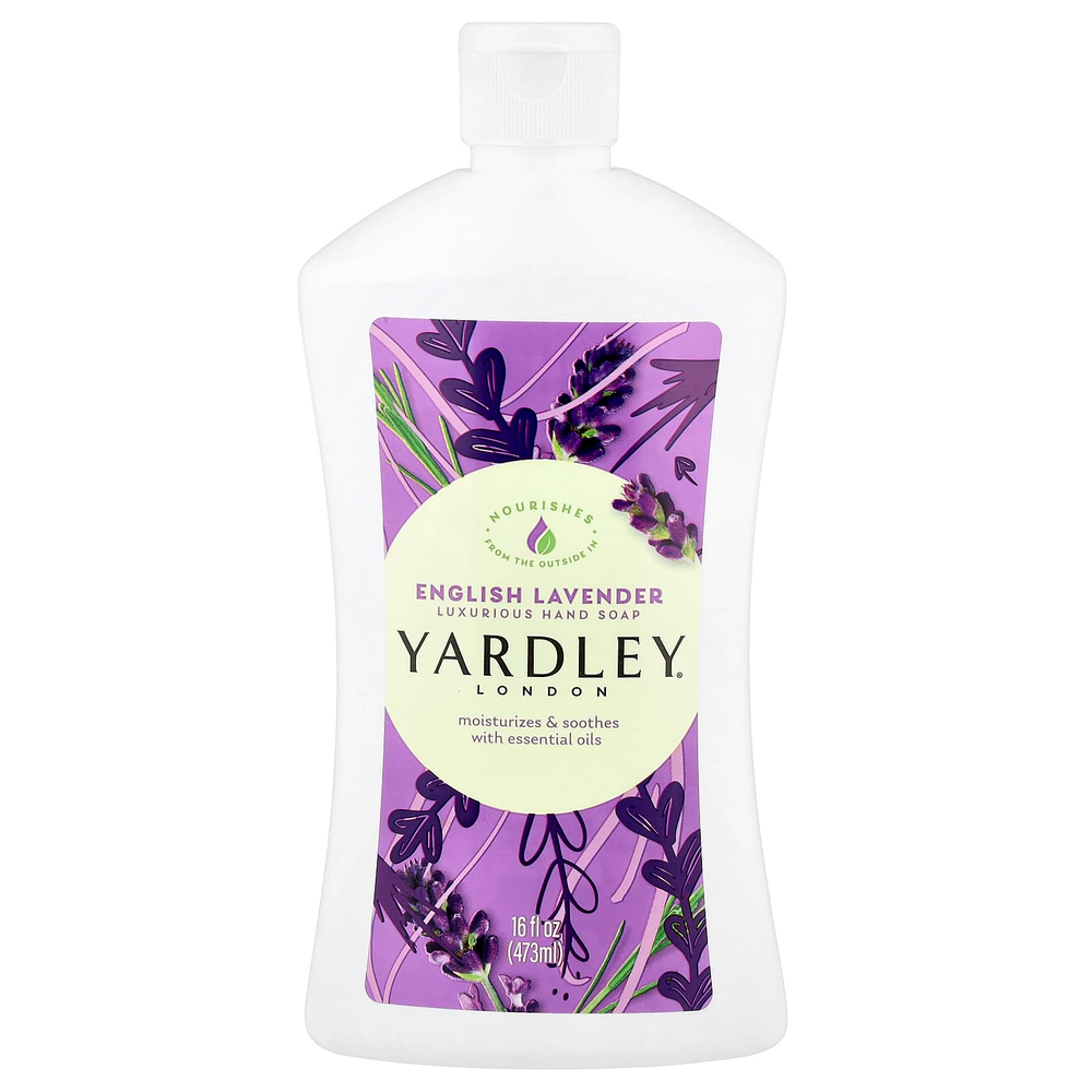 Yardley London, Роскошное мыло для рук, английская лаванда, 473 мл (16 жидк. унц.)