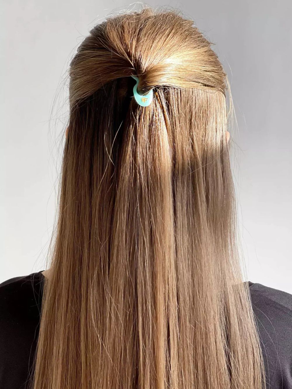 NO 1 HAIRPIN | TANTALIZING BLUE - 3X HAIRPINS/BOX / Шпильки No1 Hairpin нежно-бирюзового цвета (набор из 3 шпилек)