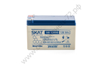 SKAT SB 1209S АКБ свинцово-кислотная тип AGM 12V 9Ач Iзар. 2,6 А, ножевые клеммы