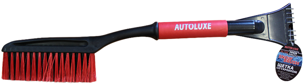 Щетка со скребком AL-103-(кор.12шт) чер-красн.