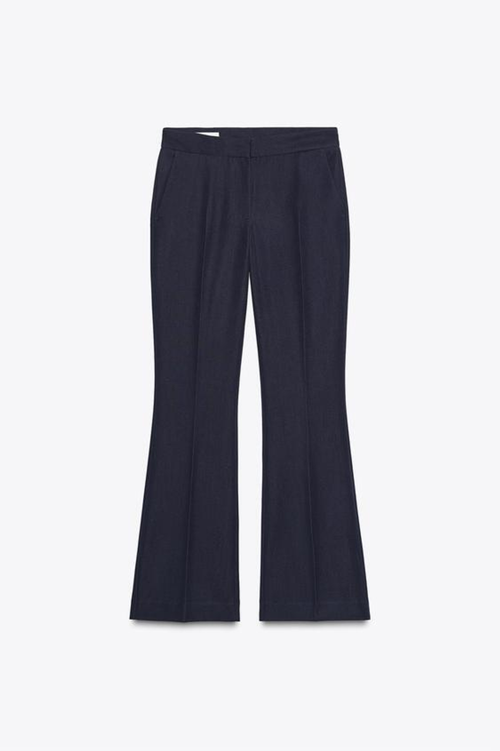 ZARA БРЮКИ ПРЯМОГО КРОЯ, МОРСКОЙ СИНИЙ