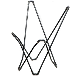 Кресло складное 70х70х92.5 см, Элит, черное, 100 кг, YTMC007B-black