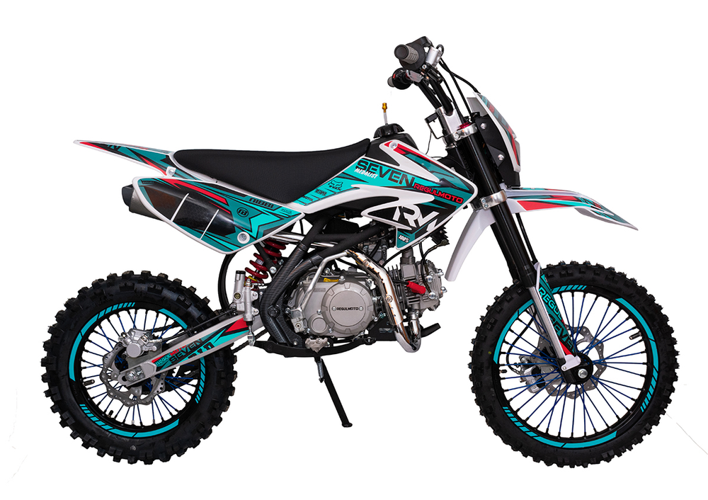 Питбайк Regulmoto SEVEN MEDALIST 150E Синий/ красный