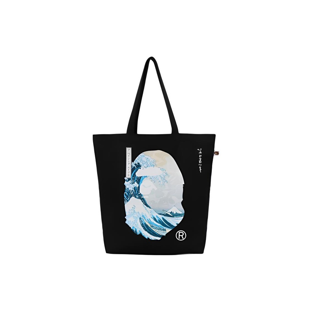 A Bathing Ape Bathing Ape Fabric Shoulder Bag Tote Regular