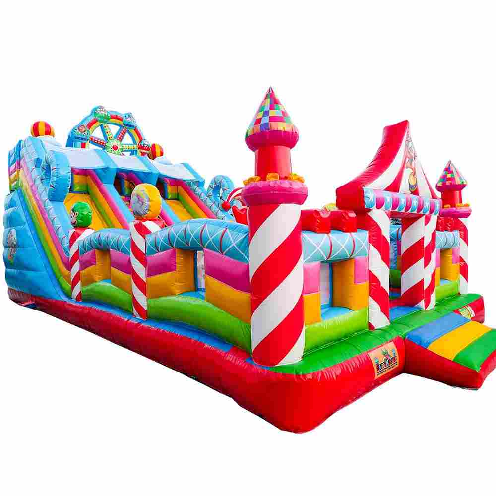 Коммерческий надувной батут «Парк развлечений 3» 12*6*7 м