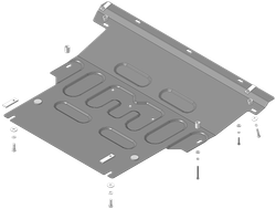 Защита двигателя и кпп для Renault Scenic/Megane 2 Motodor.71714