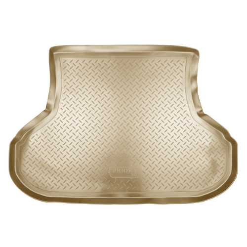 Коврик в багажник Norplast/Unidec для VAZ 2170-Priora в кузове SD (2007-) Бежевый, полиуретан, арт.NPL-P-94-55-B