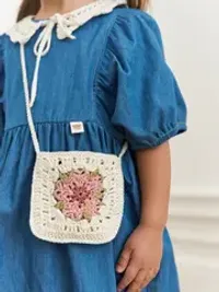 Сумка вязаная "Пион" 0+