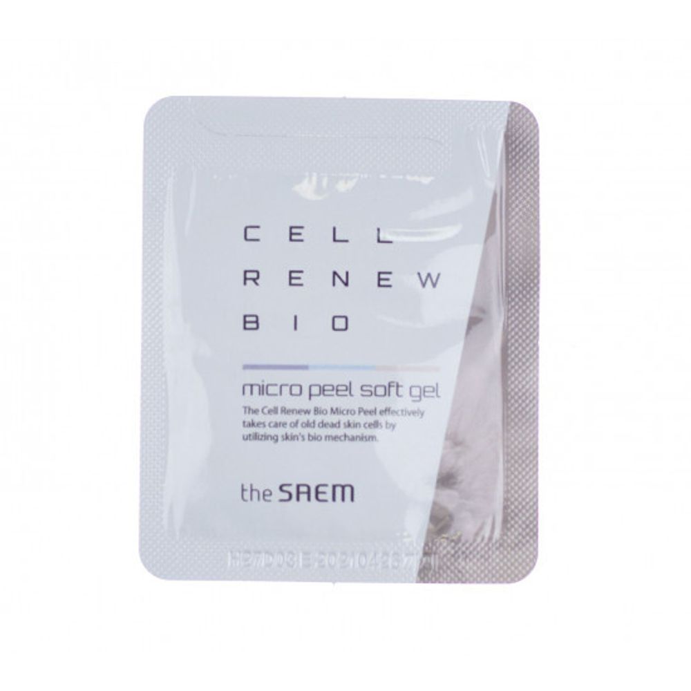 Гель отшелушивающий для лица мини THE SAEM Cell Renew Bio Micro Peel Soft Gel 2,5 мл