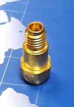 142.0005 Держатель / Вставка / Свеча, предназначен для установки контактного наконечника М6, в ручных и автоматизированных сварочных горелках полуавтоматической сварки MIG/MAG серий МВ36, RF36;