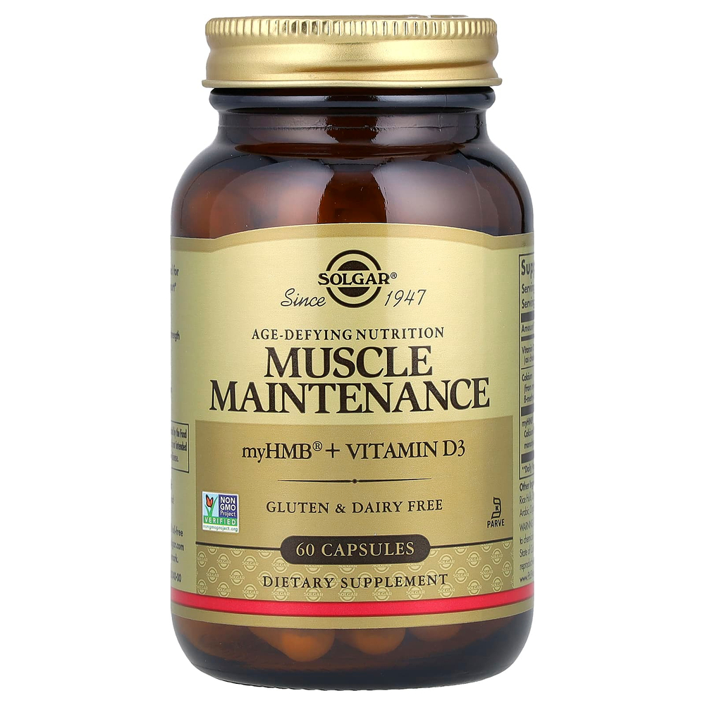 Solgar, Антивозрастное питание, для поддержания мышц, 60 капсул
