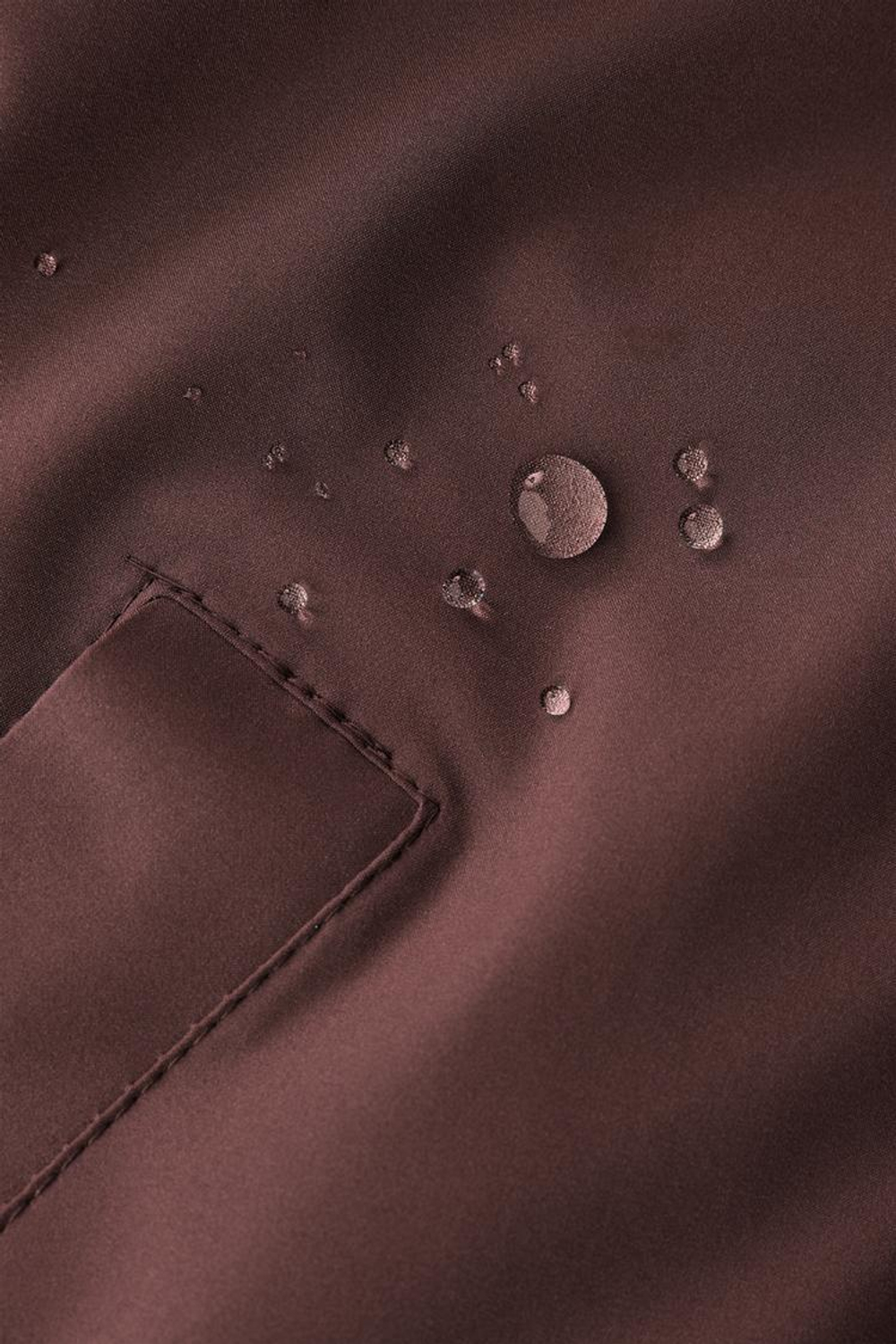 ZARA СТЕГАНАЯ КУРТКА С КАПЮШОНОМ WATER REPELLENT, ТЕМНО-БОРДОВЫЙ