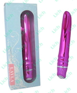 Блестящий розовый вибромассажер Layla Garofani, 16 см